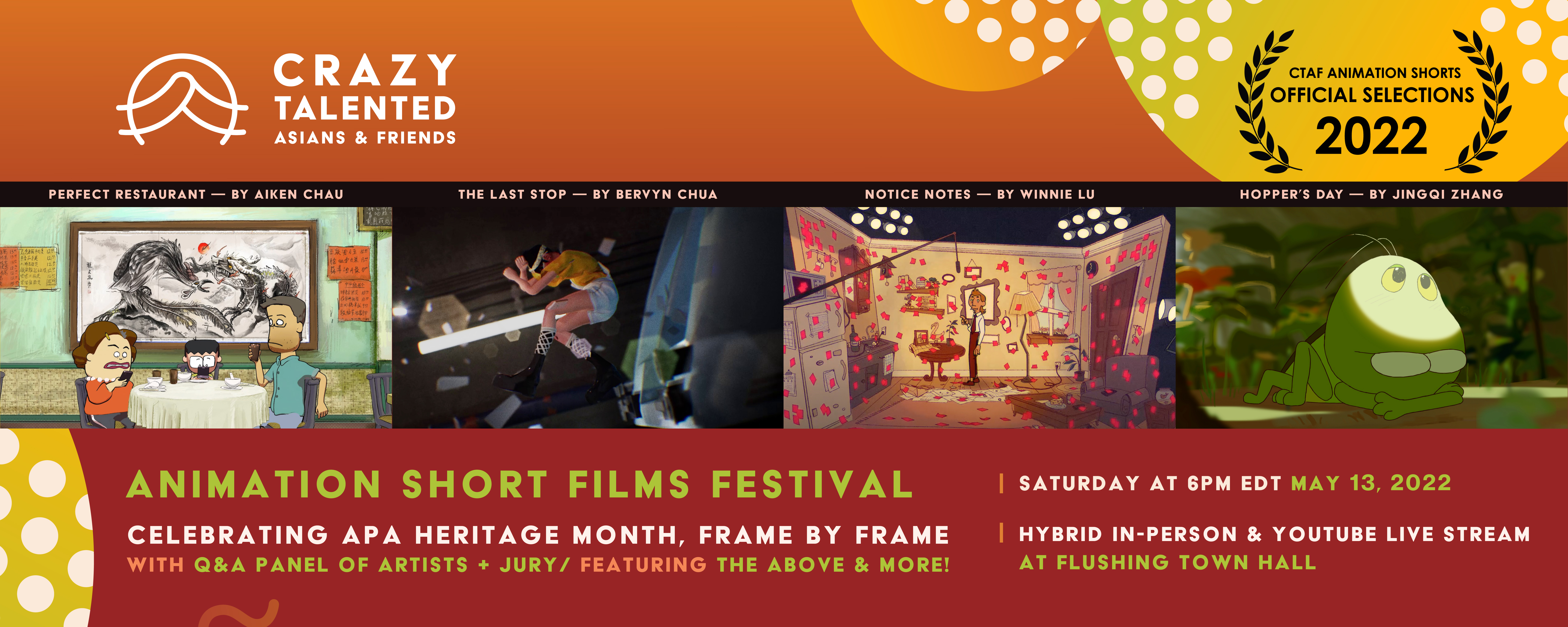 Crazy Talented Asians & Friends: 3rd Annual Animation Shorts Festival
