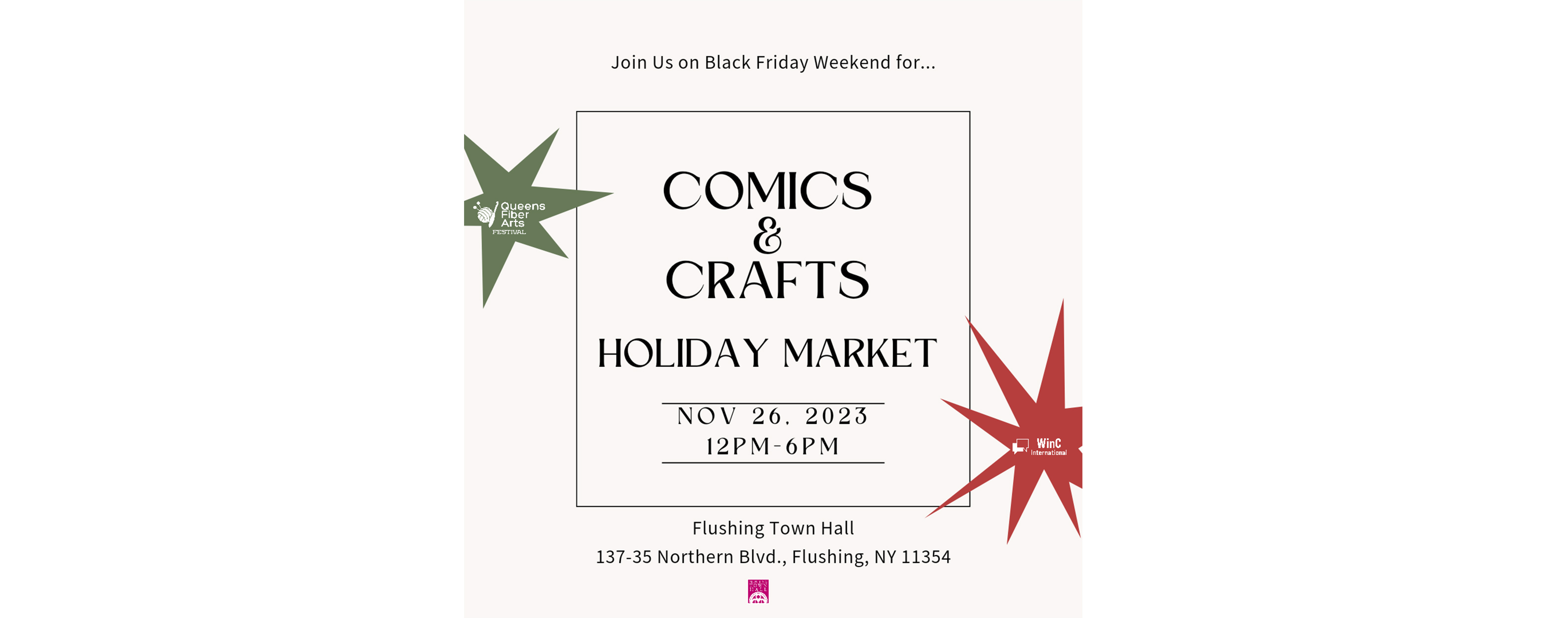 WinC Comics & Crafts Holiday Market