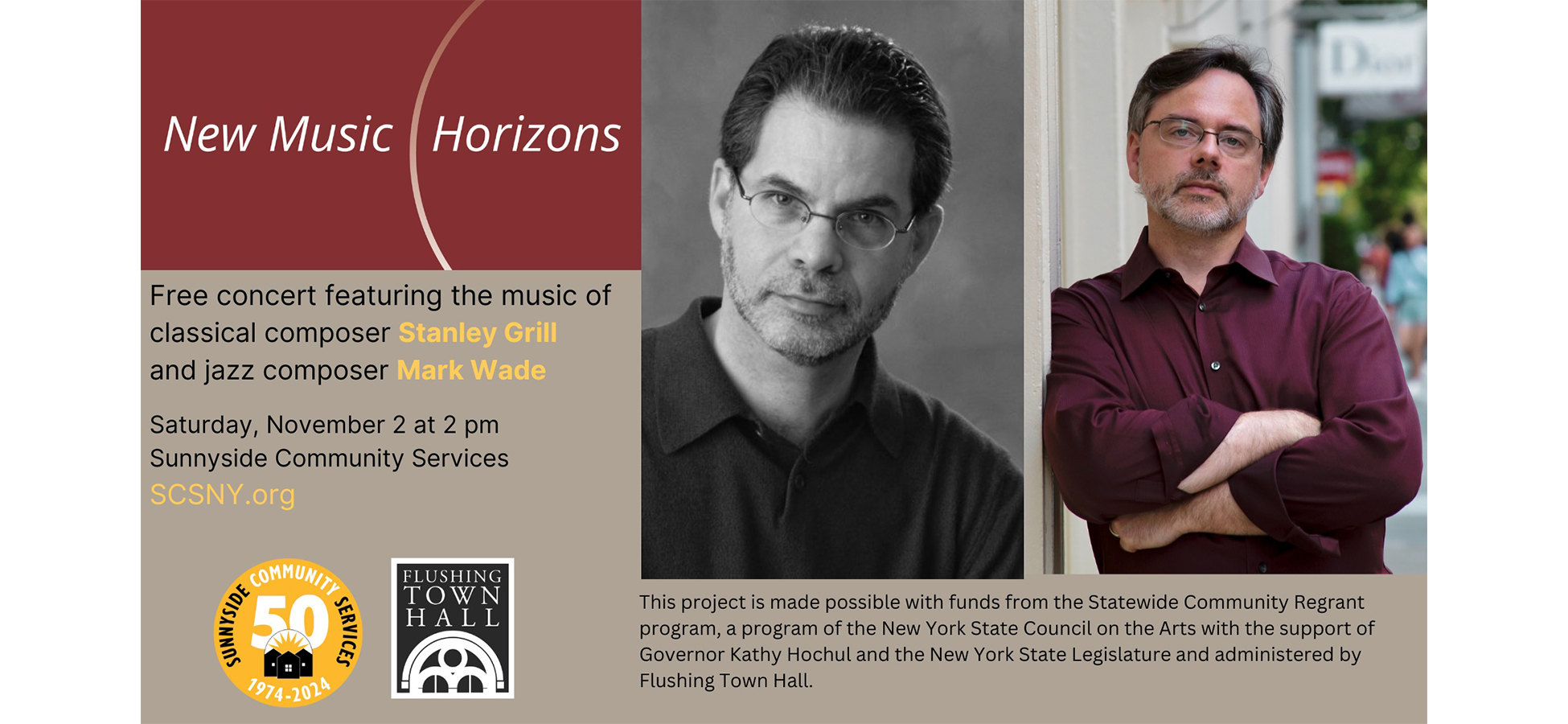 Collaborative Artists in Concert - Stanley Grill and Mark Wade