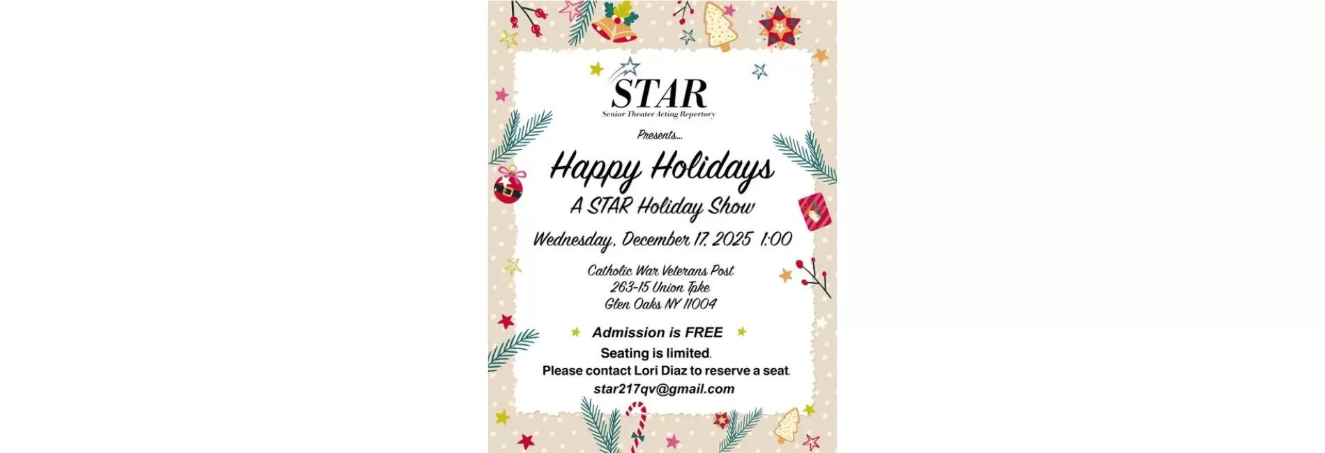 Happy Holidays: A STAR Holiday Show