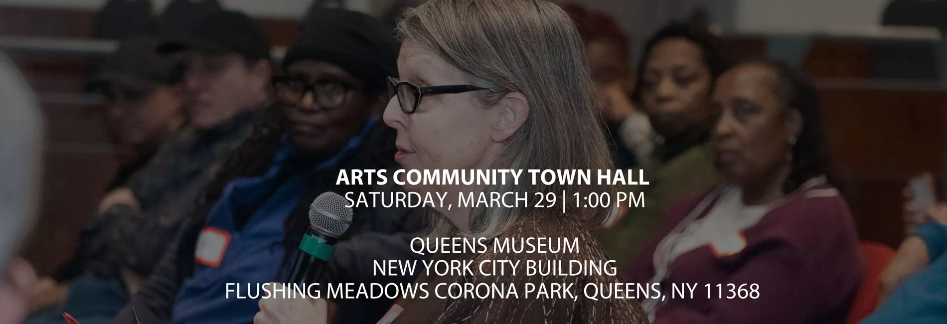 Arts Community Town Hall at Queens Museum